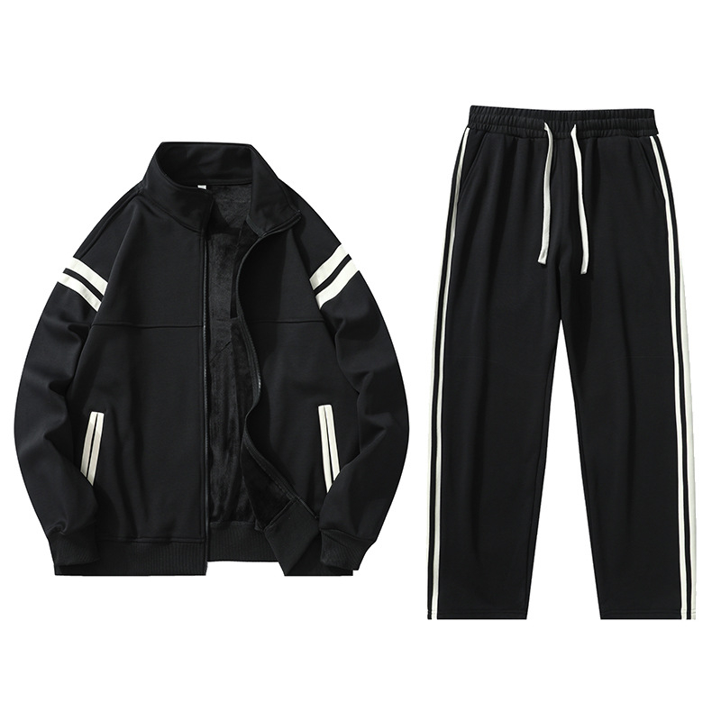 Férfi alkalmi sport egyszínű tavaszi és őszi 2024 új stílusú Ripper jóképű dzseki férfi divatos, összeillő üres kardigán pulóver