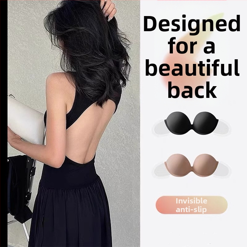 Красив гръб, удобно бельо без презрамки, против ходене, набран сутиен от една част, малък бюст, голям, противоплъзгащ се, невидим