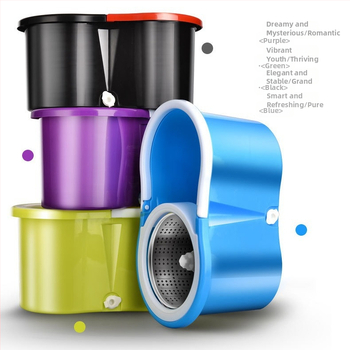 Περιστρεφόμενη σφουγγαρίστρα για στεγνό και υγρό πλύσιμο διπλής χρήσης χωρίς χέρια, σετ καθαρισμού Lazy Mop, σφουγγαρίστρα δαπέδου, κουβάς απορροφητικής σφουγγαρίστρας χονδρικής