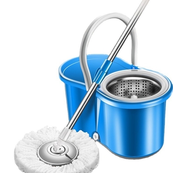 Περιστρεφόμενη σφουγγαρίστρα για στεγνό και υγρό πλύσιμο διπλής χρήσης χωρίς χέρια, σετ καθαρισμού Lazy Mop, σφουγγαρίστρα δαπέδου, κουβάς απορροφητικής σφουγγαρίστρας χονδρικής