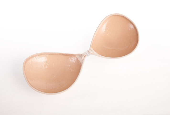 Sutien invizibil respirabil fără bretele push-up pentru costum de baie cu sutien din silicon pentru rochie de mireasă, plasture anti-alunecare pentru sâni