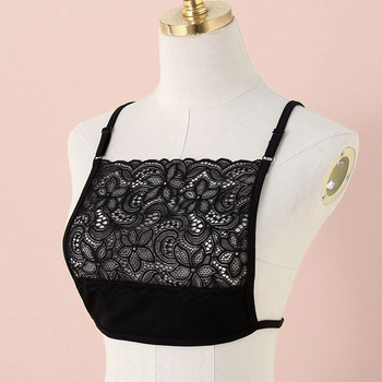 Τιράντες Δαντέλα χωρίς τιράντες Τύλιγμα στήθους Καλύμματα στήθους Στήθος Αντιρυτιδικό Ολόσωμο με χαμηλό άνοιγμα γιακά Ρούχα Εσώρουχα Ψεύτικος γιακάς