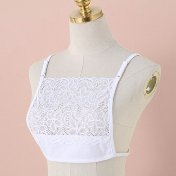 Τιράντες Δαντέλα χωρίς τιράντες Τύλιγμα στήθους Καλύμματα στήθους Στήθος Αντιρυτιδικό Ολόσωμο με χαμηλό άνοιγμα γιακά Ρούχα Εσώρουχα Ψεύτικος γιακάς