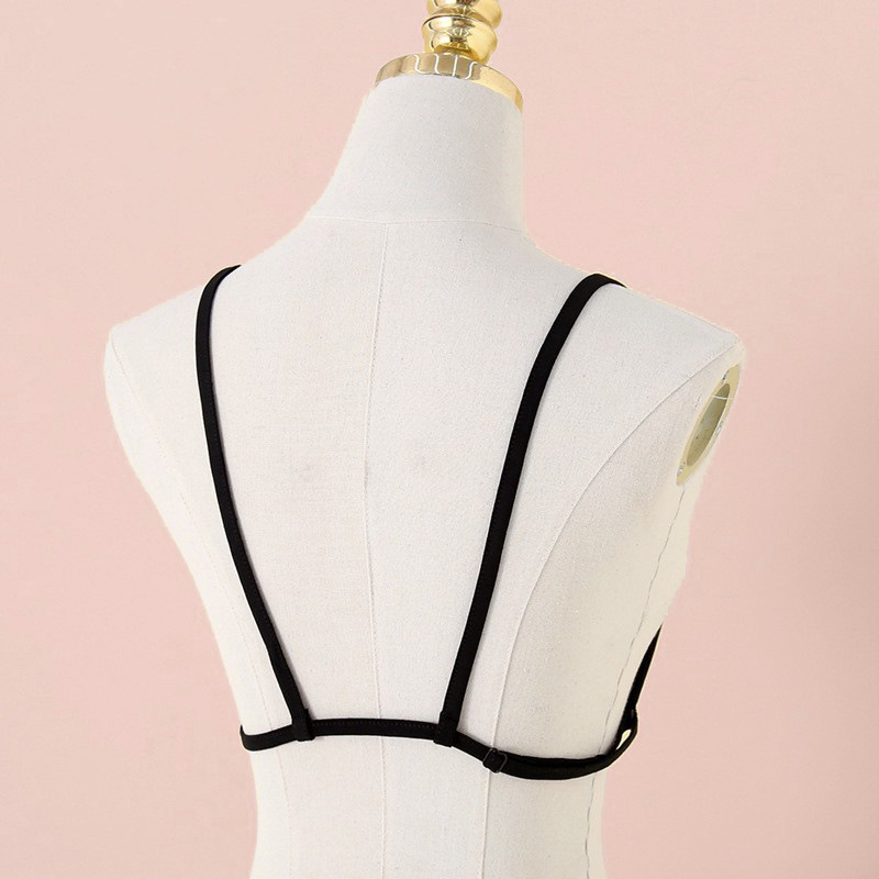 Nadrágtartók Csipke Pánt nélküli Mellkast takaró Mellkast takaró Szennyeződésgátló Egyrészes Mélyen dekoltált Nyakkivágás Alacsonyan gallér Ruházat Alsónemű Álgallér