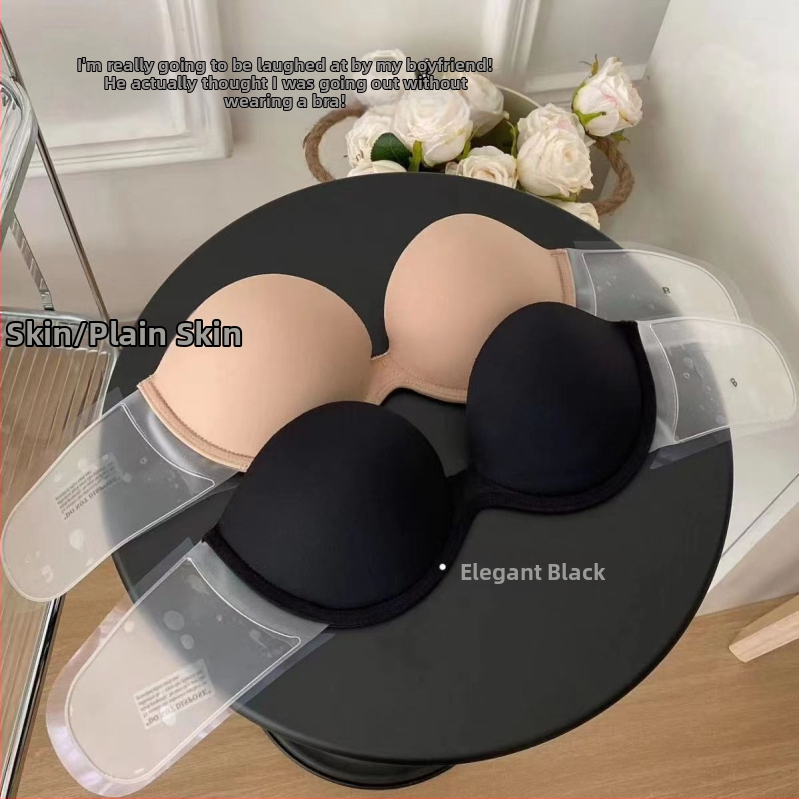 Качествено издание без презрамки, стикер за бюст, неплъзгащо се бельо, сватбена рокля, без следи, секси, голям гръб, събиране, скрито