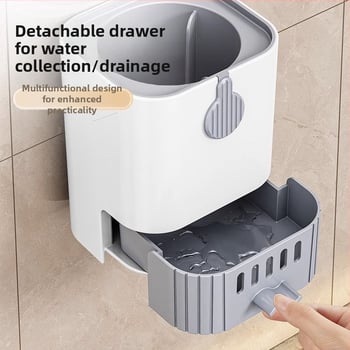 Βούρτσα τουαλέτας χωρίς τρύπημα για οικιακή χρήση, χωρίς αδιέξοδα, νέα επιτοίχια βούρτσα τουαλέτας 2025, πλυντήριο μπάνιου