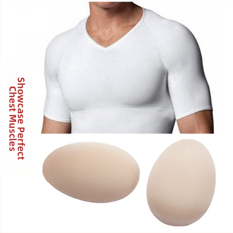 Meeste rinnalihaste suurendatud silikoonist meeste rinnapadjad