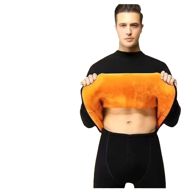 Thermal Intimates férfi öltöny vastagított bársony német bársony fűtés plus size ifjúsági téli hidegálló őszi ruhák és őszi nadrágok