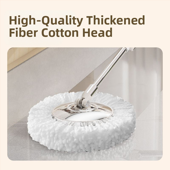 Ανοξείδωτη περιστρεφόμενη διπλής κίνησης αυτόματη σφουγγαρίστρα Lazy People`s Hands-Free οικιακή σφουγγαρίστρα με κουβά