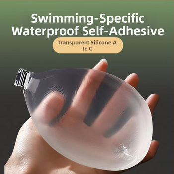 Läbipaistev rinnakleebis, ülemine kronstein, suur esipandlaga, seksikas, isekleepuv, veekindel, higikindel, nähtamatu ja jäljetu rinnakleebis