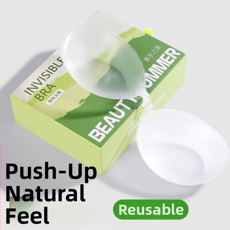 Läbipaistev rinnakleebis, ülemine kronstein, suur esipandlaga, seksikas, isekleepuv, veekindel, higikindel, nähtamatu ja jäljetu rinnakleebis