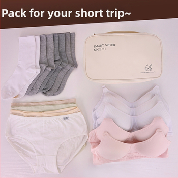 Amazon robbanásveszélyes kétrétegű fehérnemű tárolótáska utazóruházat-tároló táska melltartó fehérnemű zokni tárolótáska