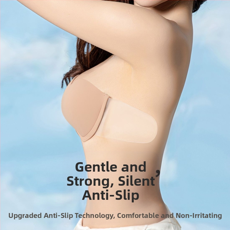 Neviditeľné magické nálepky na hrudník, nálepky na prsia, dámske bezšvíkové nálepky na košíčky s veľkým hrudníkom, bez ramienok, push-up top s podporou, spodná bielizeň s svadobnými šatami