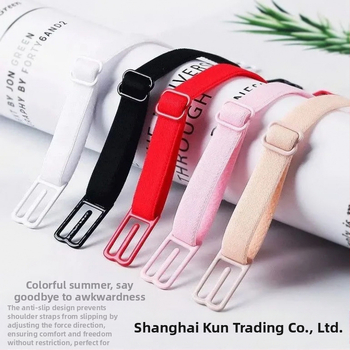 [3 pakki] Aluspesu libisemiskindel rihm koos Luck Sports libisemiskindla rinnahoidja fikseeritud õlarihma pandlaga libisemiskindel õlarihm