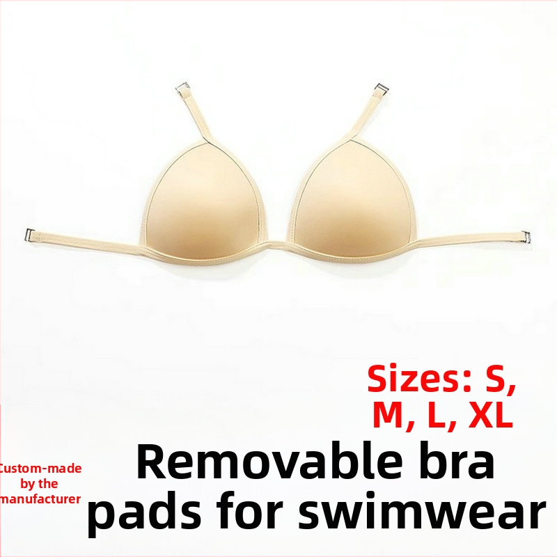 Bikini aktiivsusega rinnahoidjapadjad, professionaalsed ujumisriiete rinnahoidjapadjad eemaldatava konksuga võistlusujumisriiete korvidele