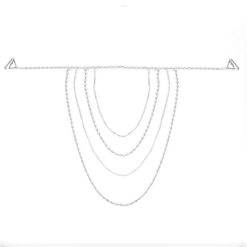 Pārrobežu sprādzienu kleitu aksesuāri temperaments līgavas kāzu rhinestones plecu ķēde Eiropas un Amerikas daudzslāņu bikšturu ķēdes plecu rotājumi vairumtirdzniecībā