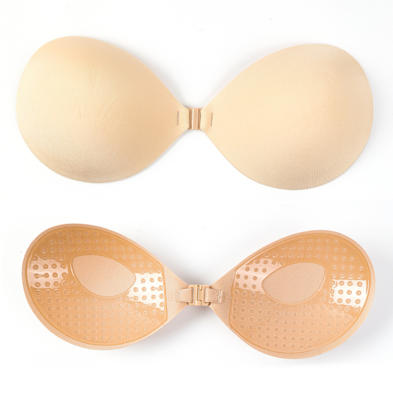 Apvalios taurės krūtinės lipdukas priekinėje sagtyje, maža krūtinės push-up medžiaga, moteriška didelė plona nematoma liemenėlė, apatiniai diržai, vestuvinė suknelė, krūtų lipdukas