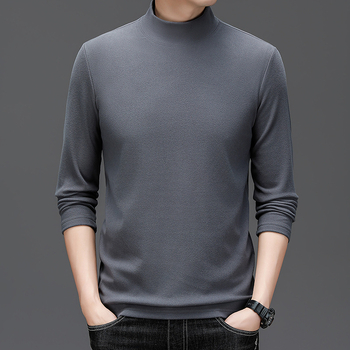 Talvine noorte meeste keskmise kraega soe alussärk keskealistele meestele kahepoolne fliisist termopesu pluss-suuruses piiriülene