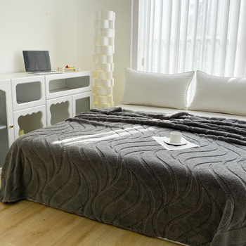 Σκανδιναβική κουβέρτα διπλής όψης ζακάρ βαμβάκι για το φθινόπωρο και το χειμώνα, κουβέρτα καναπέ γραφείου, διασυνοριακό εξωτερικό εμπόριο χονδρικής