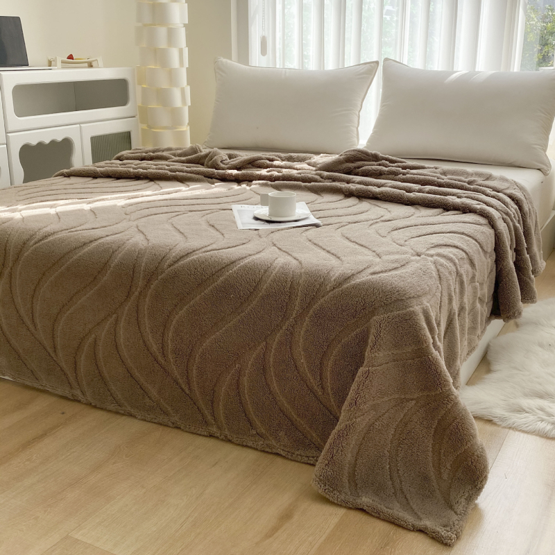 Északi kétoldalas jacquard pamut takaró őszi és téli vastagított irodai kanapé hálószoba takaró határokon átnyúló külkereskedelem nagykereskedelem