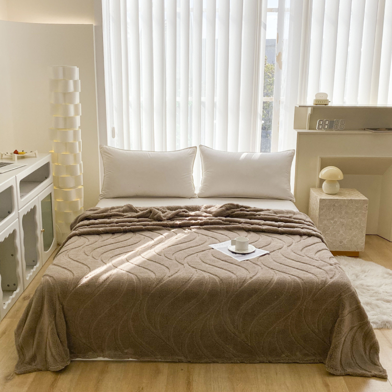 Északi kétoldalas jacquard pamut takaró őszi és téli vastagított irodai kanapé hálószoba takaró határokon átnyúló külkereskedelem nagykereskedelem