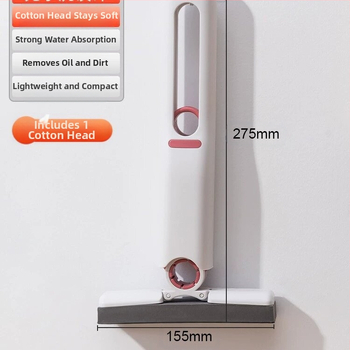 Επιτραπέζια μίνι σφουγγαρίστρα Lazy χειρός, χωρίς χέρια, κολλημένη βαμβακερή κουζίνα, μπάνιο, νιπτήρας μπάνιου, απορροφητική νερού σφουγγαρίστρα