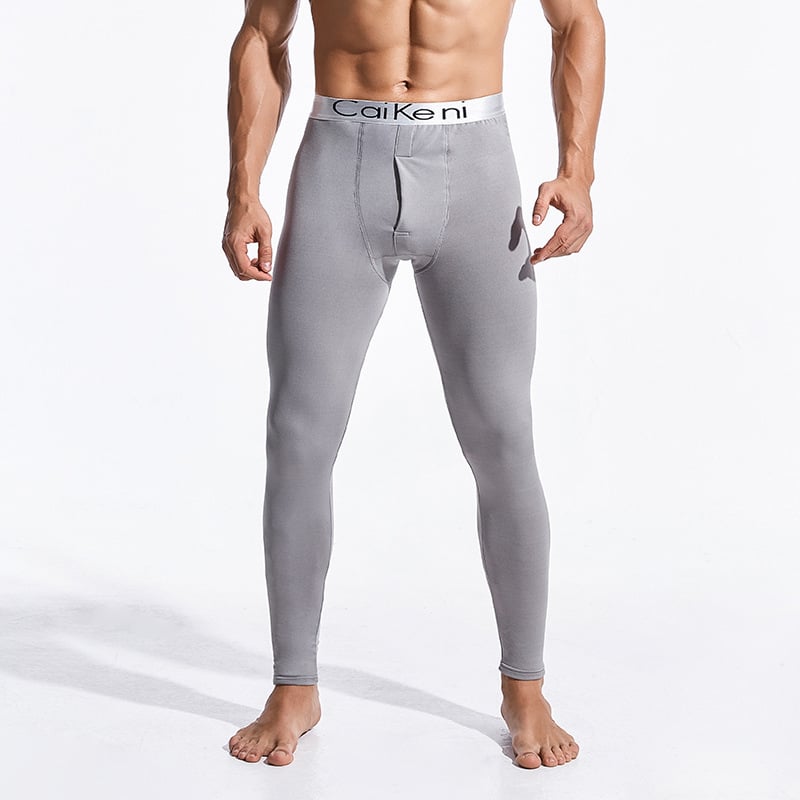 Meeste pikad aluspüksid, tihedad retuusid, sobivad talvel soojad püksid, fliisvoodriga õhukesed puuvillased püksid