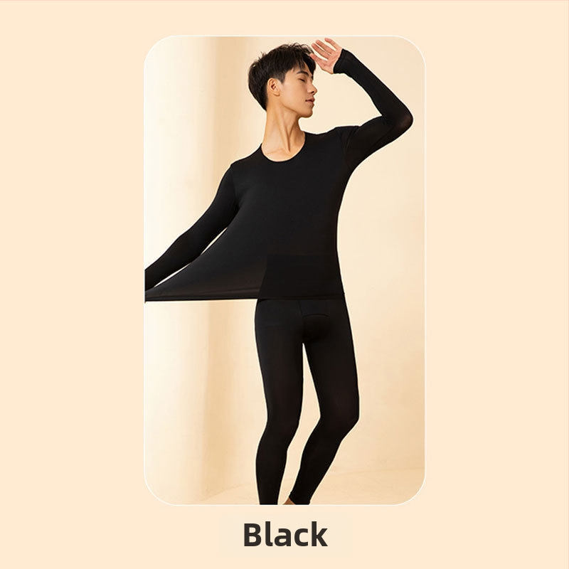 Hüaluroonhappega niisutavad soojad pikkade varrukatega püksid meeste nahka kaunistavad rõivakostüümid termiline aluspesu soojendusega sügisriided pikad aluspüksid