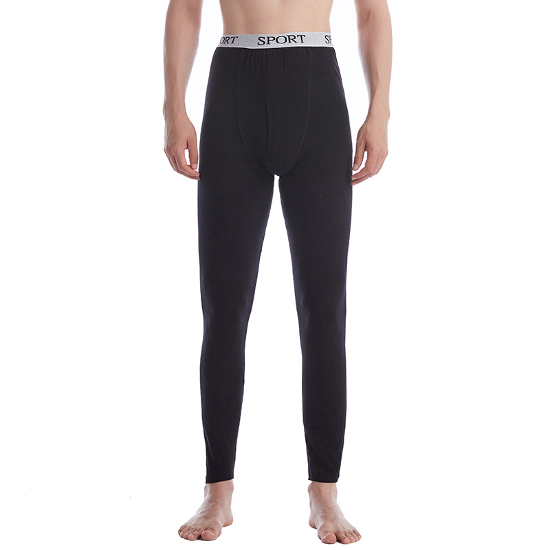 Uued sügis-talvised õhukesed lükra-puuvillast meeste sügispüksid, noorte õhukesed venivad soojad püksid, puhtast puuvillast püksid, retuusid