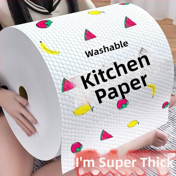 Lazy Rag Paksendatud köögipaberrätik Ühekordne nõudepesulapp Õli imav paberrätik Märg- ja kuivkasutus