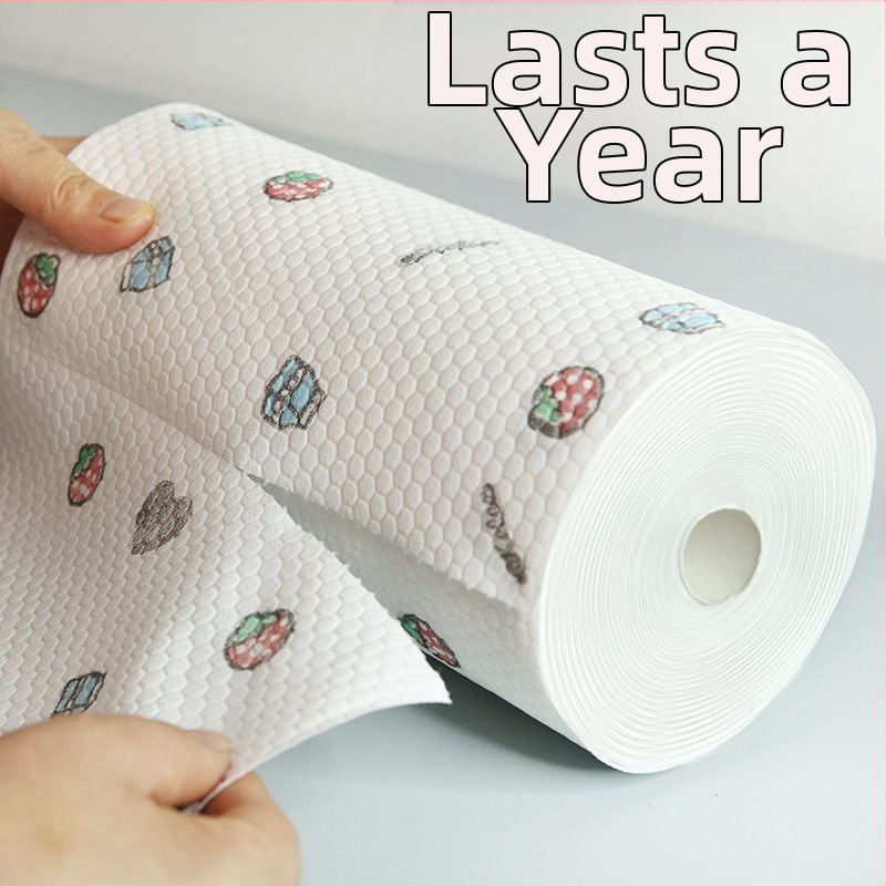 Lazy Rag Paksendatud köögipaberrätik Ühekordne nõudepesulapp Õli imav paberrätik Märg- ja kuivkasutus