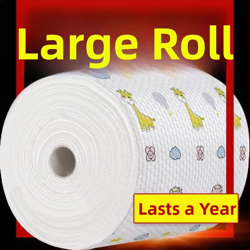 Мързелива кърпа, удебелена кухненска хартиена кърпа за еднократна употреба, абсорбираща масло хартиена кърпа за мокра и суха употреба