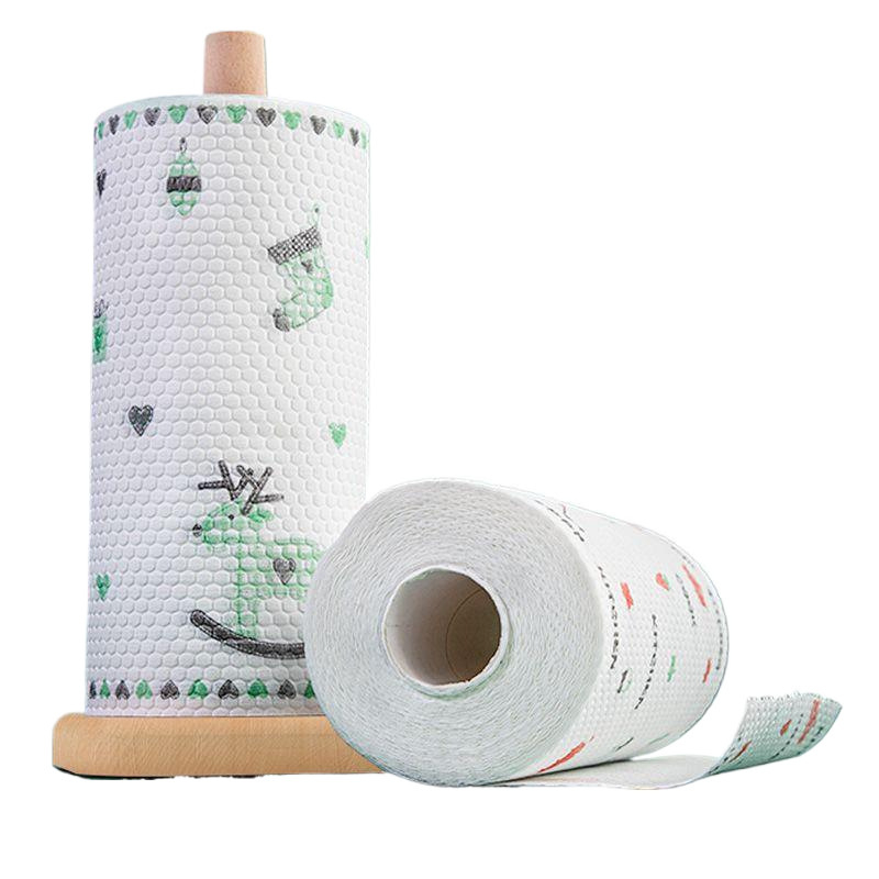 Lazy Rag Paksendatud köögipaberrätik Ühekordne nõudepesulapp Õli imav paberrätik Märg- ja kuivkasutus