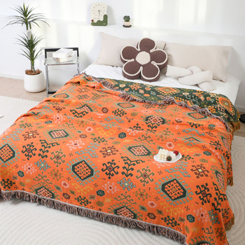 Nou 2025 bumbac tifon îngroșat moale prosop pilotă birou canapea pătură de vară cool pilotă