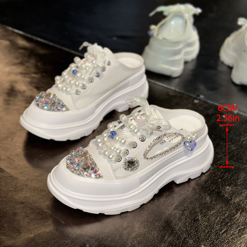 Baotou pusčības sieviešu ārējās tirdzniecības jaunas vasaras biezas zoles fliteru sieta bezpapēžu ārējās čības, kas paaugstina un slaidina sieviešu apavus