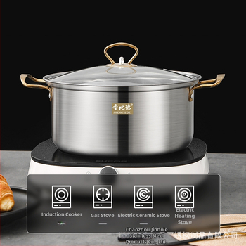 Σετ 10 τεμαχίων από ανοξείδωτο ατσάλι για σούπα, κοστούμι κουζίνας για οικιακή χρήση, σούπα για χυλό, βραστό ατσάλινο δοχείο, κοστούμι για σούπα Binaural, δώρο