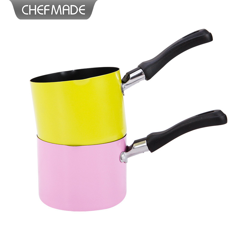 Kūdikių maisto papildų puodas, mažas ir patogus nelimpantis sriubos puodas, 10 cm nelimpantis mini pieno puodas, pieno puodas kepimui