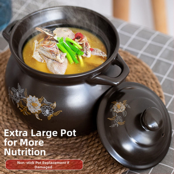 Troškintuvas Didelis sriubos puodas Aukštai temperatūrai atsparus specialus buitinis gamtinių dujų sriubos puodas Troškintuvas