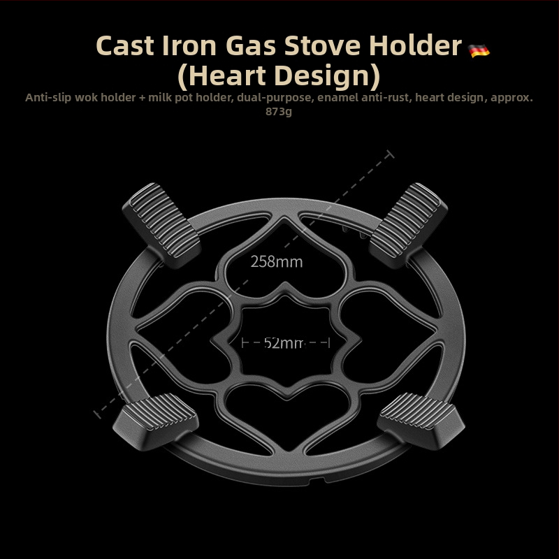 Dujinės viryklės stovas Dujinės viryklės laikiklis Virtuvės viryklė Neslystantis puodų laikiklis Mažas puodas Pieno puodo laikiklis Universalus viryklės stovas