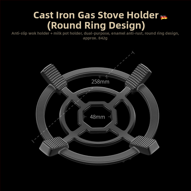 Dujinės viryklės stovas Dujinės viryklės laikiklis Virtuvės viryklė Neslystantis puodų laikiklis Mažas puodas Pieno puodo laikiklis Universalus viryklės stovas