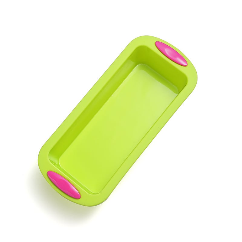 Δίχρωμη φόρμα σιλικόνης για τοστ με παχύρρευστο ψωμί, ορθογώνια για ψήσιμο σε φούρνο τοστ