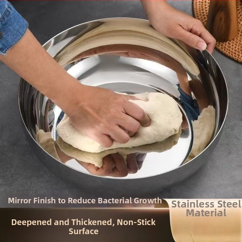 Roostevabast terasest peegliga paksendatud majapidamismunade kraanikauss, segatud köögiviljade toiduvalmistamise kraanikauss, köögiköögiviljade pesemise kraanikauss, küpsetamis- ja mittenakkuva kraanikauss