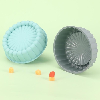 Gamyklos didmeninė prekyba tiesioginiais pardavimais silikonine torto forma, apvali, aukštai temperatūrai atspari, „pasidaryk pats“ „Charlotte“ kepimo forma