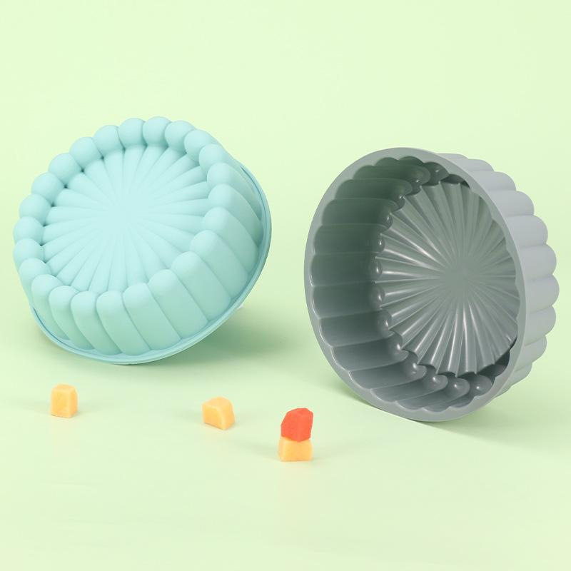 Gamyklos didmeninė prekyba tiesioginiais pardavimais silikonine torto forma, apvali, aukštai temperatūrai atspari, „pasidaryk pats“ „Charlotte“ kepimo forma