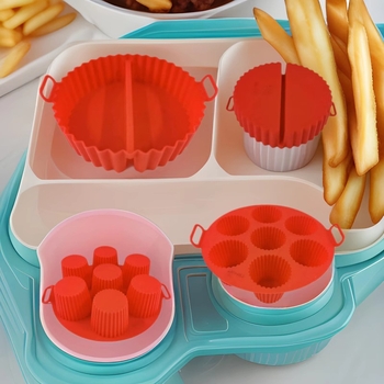 Διασυνοριακή φριτέζα αέρα Ειδικό χαρτί δοχείο ανθεκτικό σε υψηλές θερμοκρασίες Σιλικόνης Pad Χαρτί λαδιού Χαρτί κασσίτερου Χαρτί οικιακού λαδιού Pad αναρρόφησης Σιλικόνης Pad