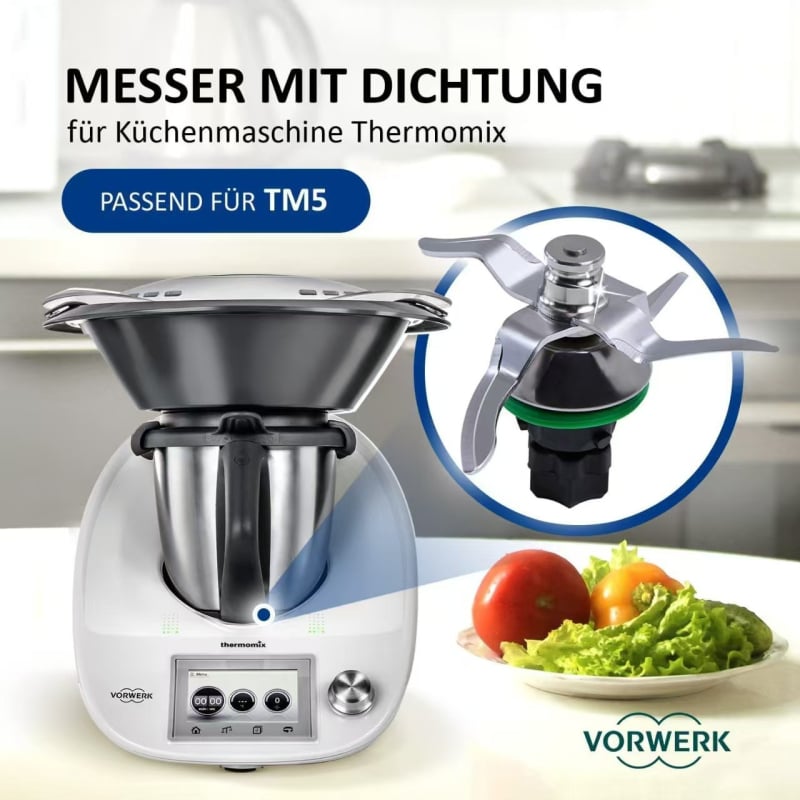„Thermomix“ priedai, tinkantys „Thermomix Tm5/Tm6“ universaliems maišymo peiliukams