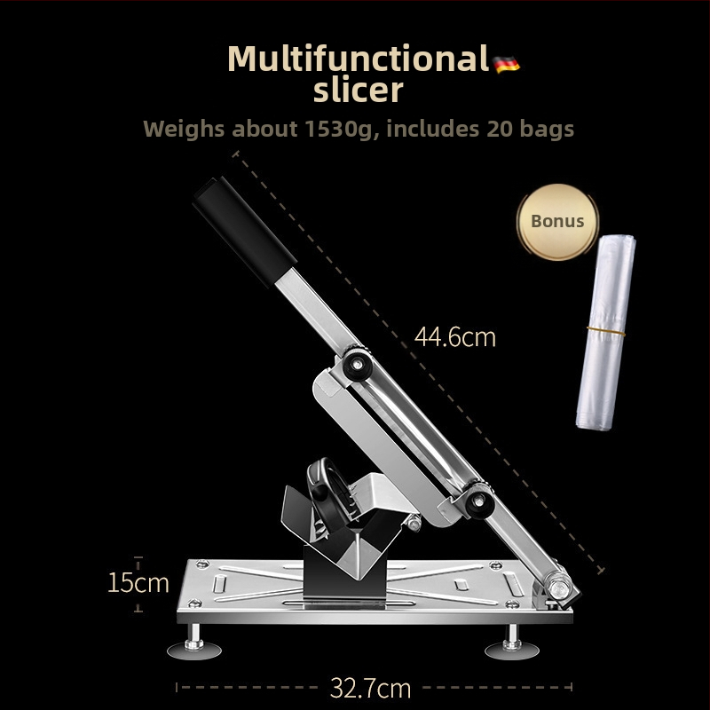 Pjaustyklė Nerūdijančio plieno avienos pjaustyklė Pjaustymo avienos ritinėlio mašina Buitinė šaldytos mėsos pjaustyklė Mėsos pjaustyklė Mėsos pjaustyklė Mėsmalė