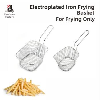 Sandėlyje tarpvalstybiniai produktai „Iron Fried Chicken“ užkandžių krepšelis „Creative Oil“ bulvytės fri „Dim Sum“ keptas krepšelis „American Food Plate Factory“