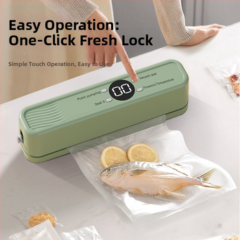 Трансгранична мини безжична вакуумна запечатваща машина, домакинска вакуумна торбичка за храна, акумулаторна пластмасова запечатваща машина, кухненска опаковъчна машина