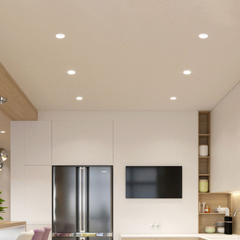 Πλήρες φάσμα αντιθαμβωτικού φωτιστικού LED ενσωματωμένου headless φωτιστικού μηχανικής ξενοδοχείου σαλόνι σπιτιού πλήρες φωτιστικό οροφής αλουμινίου